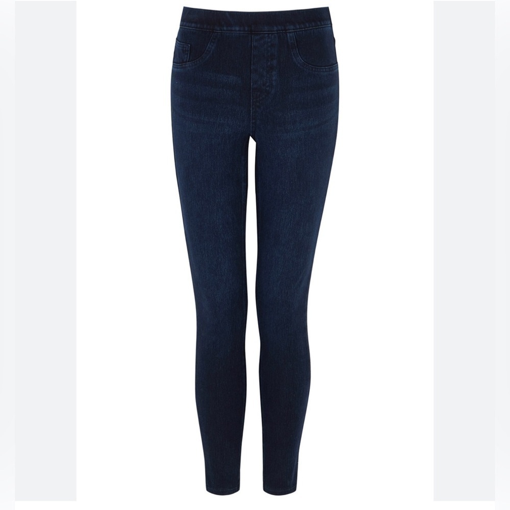 SPANX Jeanie’s stretch denim dark wash leggings Small